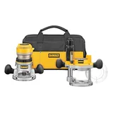 DEWALT DW618PKB 2.25 HP EVS fixed and plunge base router combo kit