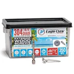 Eagle Claw 304 stainless steel exterior wood screws