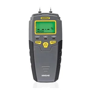General Tools MMD4E Moisture Meter for Wood, Walls & Water Leak Detection