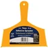 Homax notched adhesive spreader for spreading wood glue over panels