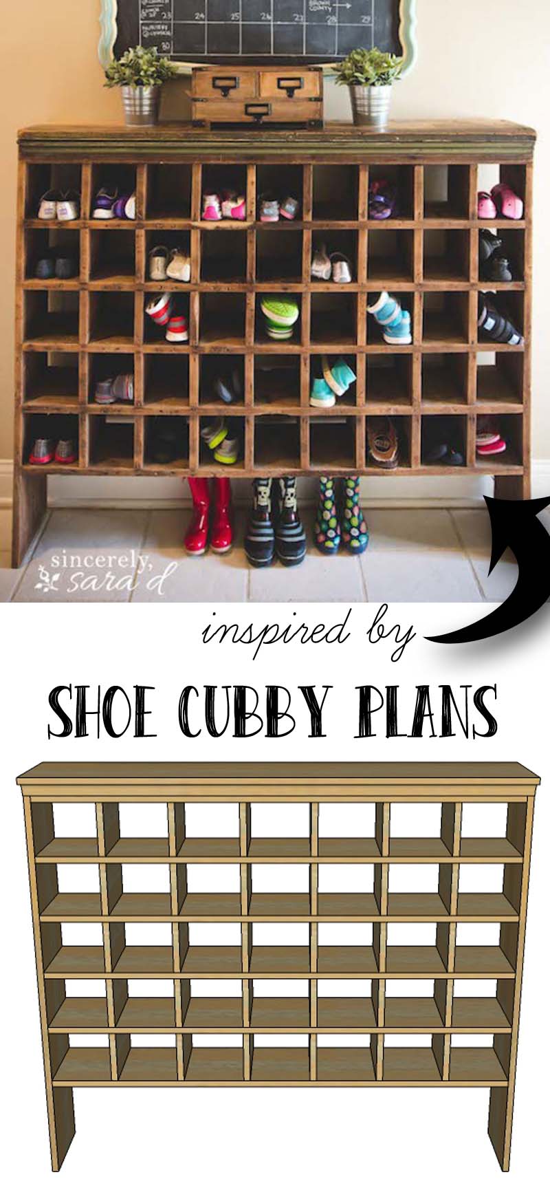 How to Build Shoe Cubbies