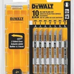 DEWALT DW3741C T-shank jigsaw blade set with case