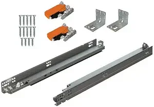 Blum 563H Tandem Plus BLUMOTION 15 Inch Drawer Slide Set