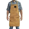 Hudson Durable Goods Woodworking Edition waxed canvas apron in brown