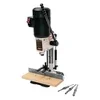 JET JBM-5 benchtop mortiser with three hollow chisel and auger sets