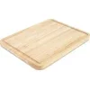 KitchenAid Classic Rubberwood Cutting Board with Perimeter Trench, 11 x 14 inch, Natural