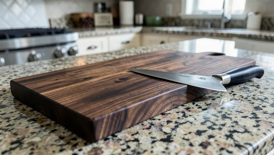 Hard maple end-grain cutting board, a more durable alternative Hard maple end-grain cutting board, a more durable alternative