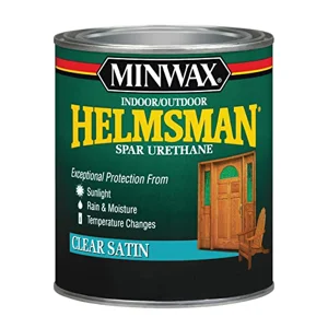 Minwax Helmsman Indoor/Outdoor Spar Urethane, Quart, Satin