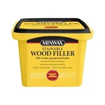 Minwax Stainable Wood Filler 16 oz tub, formulated to accept oil- and water-based wood stain