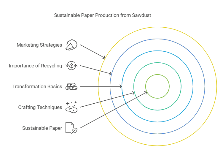 How to turn sawdust into sustainable paper
