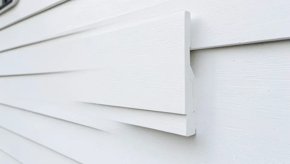 Finished white-painted cedar boards with an even coat