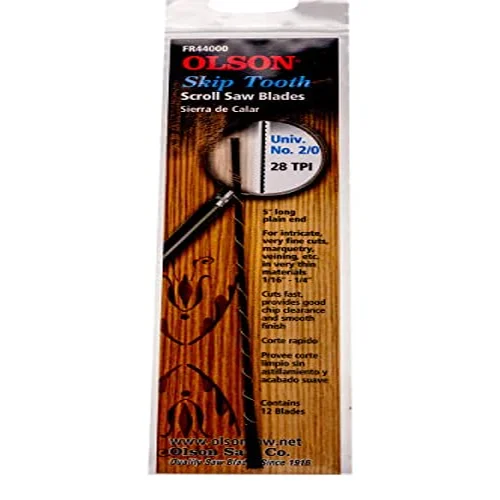 Olson Saw FR44000 Skip Tooth Scroll Saw Blade