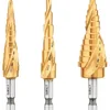 DEWALT 3-piece titanium nitride coated step drill bit set