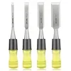 HURRICANE 4-piece wood chisel set with beveled CR-V steel blades HURRICANE 4-piece wood chisel set with beveled CR-V steel blades