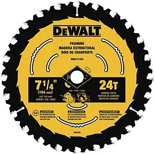 DEWALT DWA171424 7-1/4 inch 24 tooth circular saw blade
