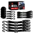 1 inch ratchet tie down straps set of 4