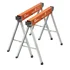 BORA Workhorse X Saw Horses 2 Pack Folding Heavy Duty Metal Sawhorse