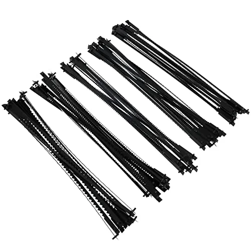 60Pcs 5-Inch Scroll Saw Blade Pin End Replacement for Wen, Dremel, Craftsman, Delta, Ryobi