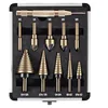 AIMLENTOOL step drill bit and countersink drill bit combo set