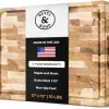 Maple end-grain cutting board