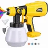 DTEZTECH cordless HVLP paint sprayer for DeWalt 20V battery