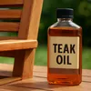 teak oil bottle for outdoor wood furniture