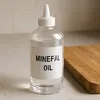 mineral oil bottle with squeeze cap