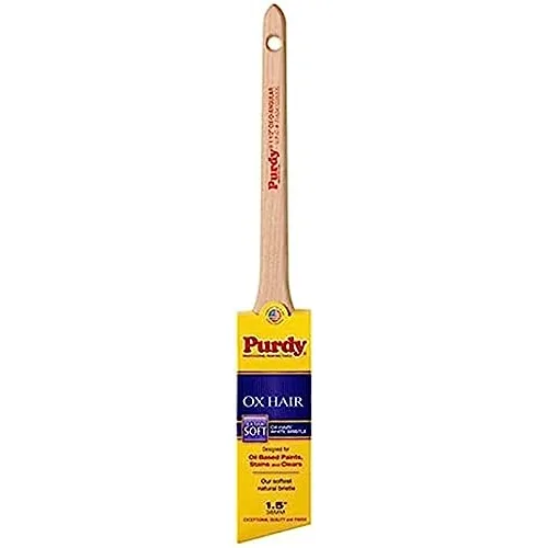 Purdy Ox-O-Angular natural bristle sash brush for oil-based polyurethane