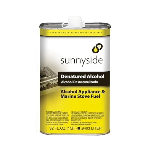 Sunnyside denatured alcohol, 1 quart, used for thinning shellac