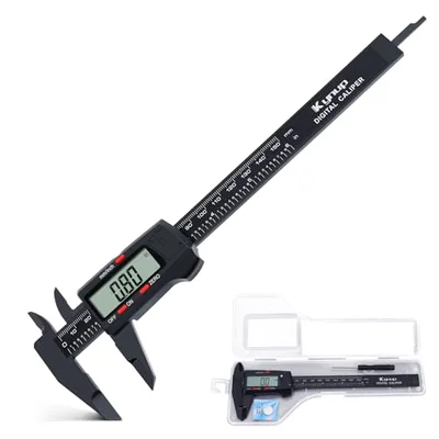 Digital caliper measuring tool for checking slide gap