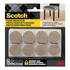 Scotch self-adhesive felt furniture pads for hardwood floors