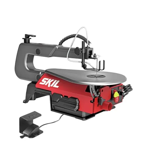 SKIL 1.2 Amp 16-inch variable speed scroll saw with foot pedal and LED work light
