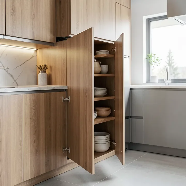 finished wood sliding cabinet doors open on their track finished wood sliding cabinet doors open on their track