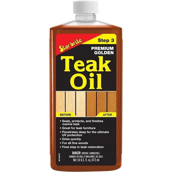 Star brite Premium Golden Teak Oil bottle