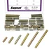 Galvanized threaded rod assortment kit in six sizes
