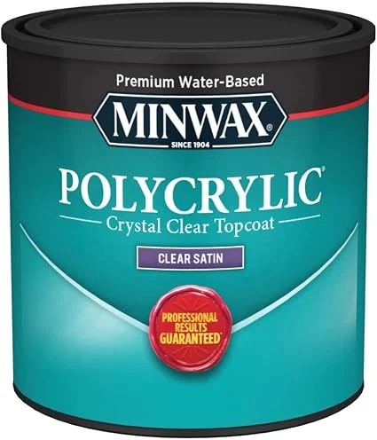 Minwax Polycrylic Protective Finish, Clear Satin