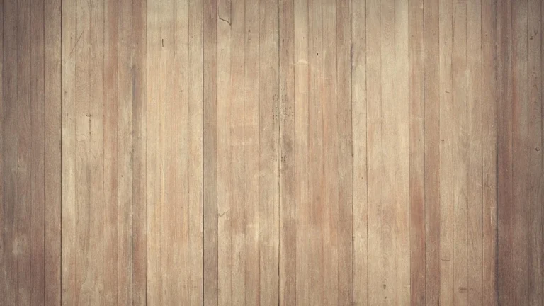 Wood plank floor surface before skim coat prep