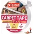 XFasten double-sided carpet tape for securing rugs on hardwood