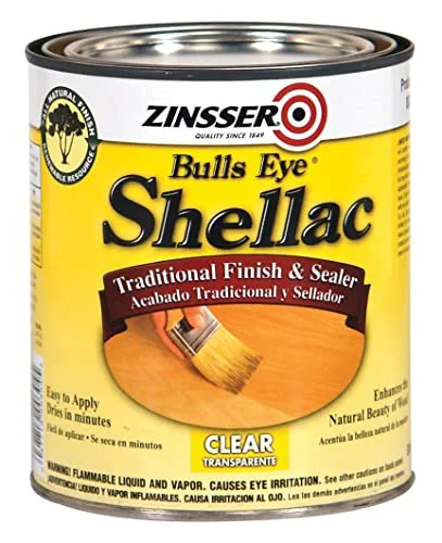 Zinsser Bulls Eye clear shellac, 1 quart can