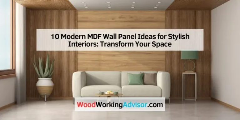10 Modern MDF Wall Panel Ideas for Stylish Interiors