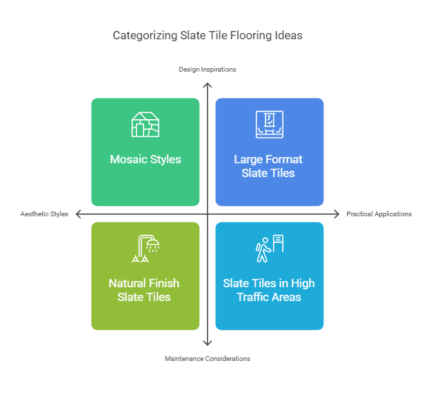 10 Stylish Slate Tile Flooring Ideas for Rustic Homes