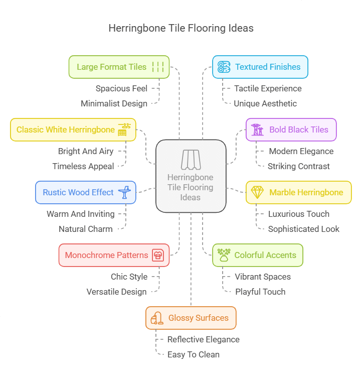 12 Stylish Herringbone Tile Flooring Ideas