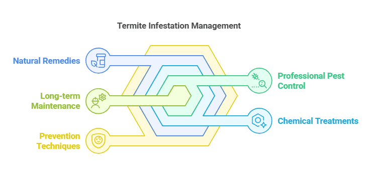 A Lot of Termites Showing in House