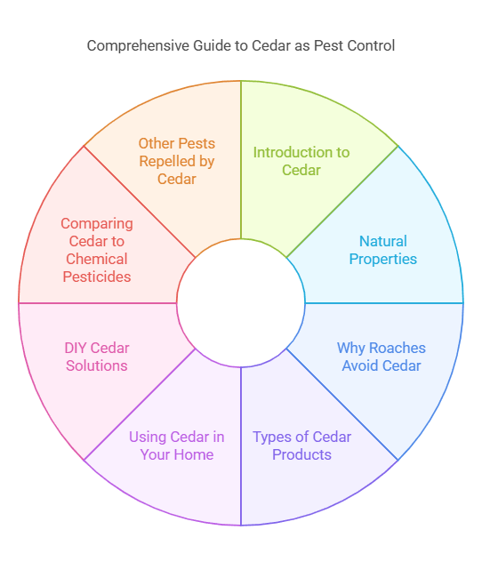 Cedar Repels Roaches