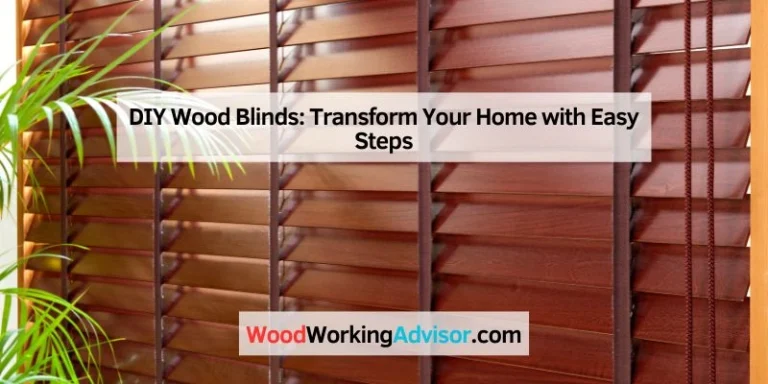 DIY Wood Blinds