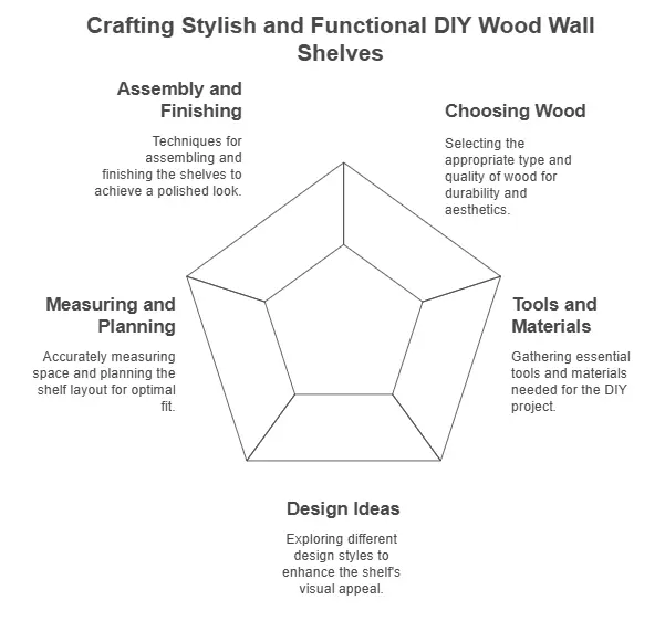 DIY Wood Wall Shelves