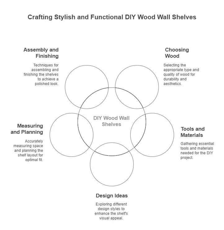 DIY Wood Wall Shelves