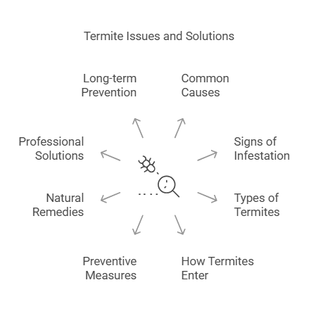 Finding Dead Termites in Bathroom