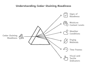 How Do You Know If Cedar is Dry Enough to Stain