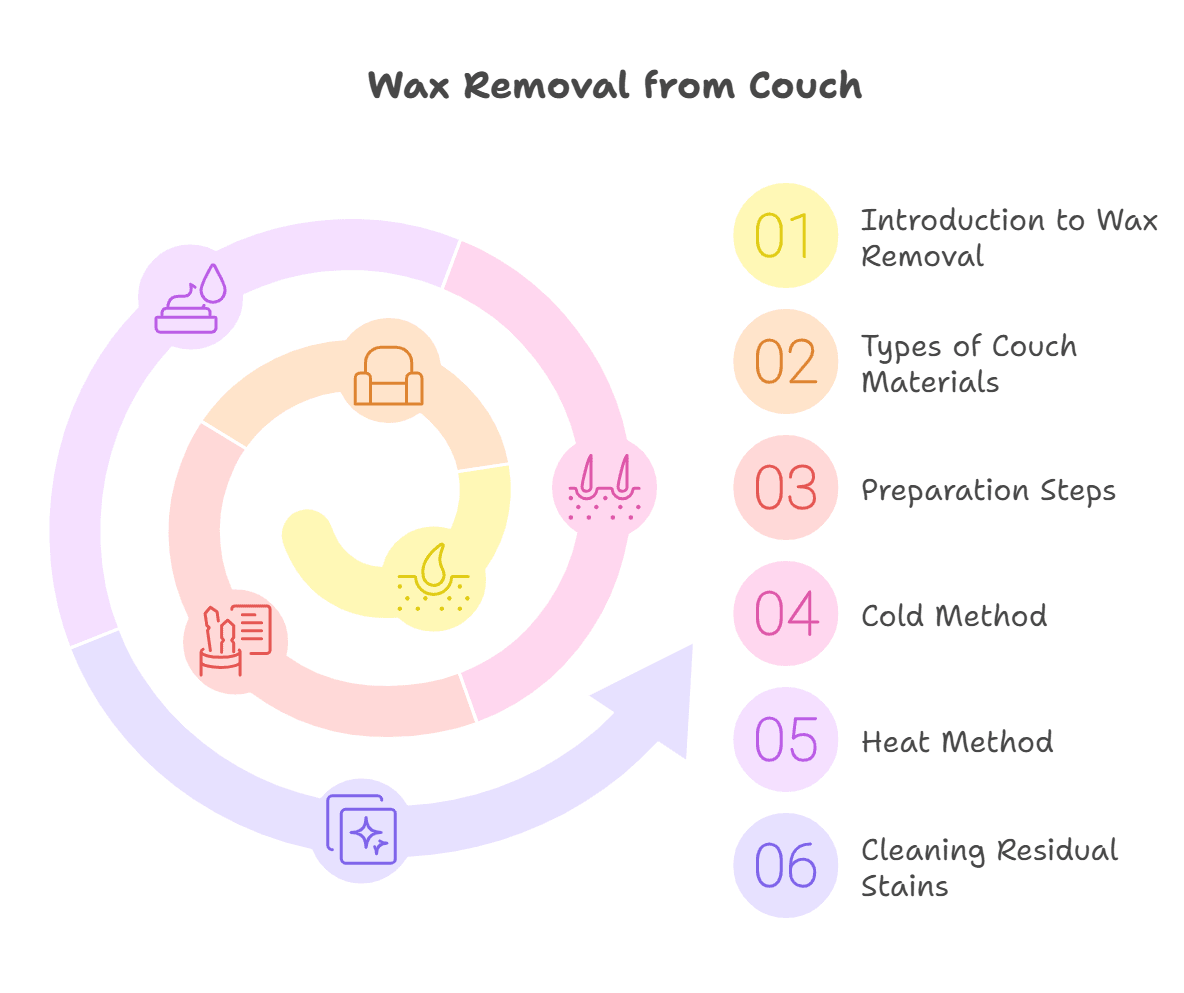 How to Get Wax Off of Couch